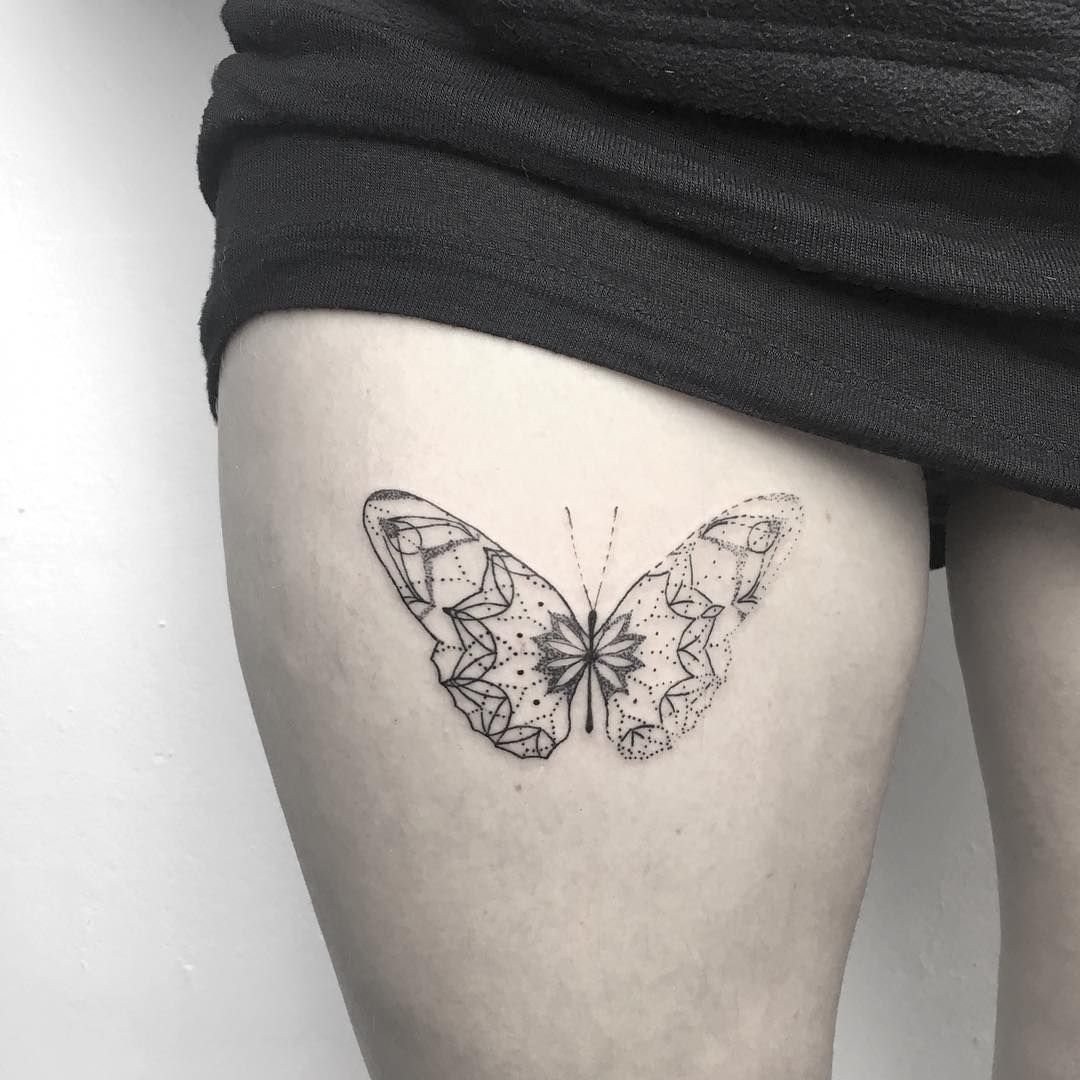 Mandala Butterfly Tattoo Ynnopya Tattoo Butterfly Mandala within measurements 1080 X 1080