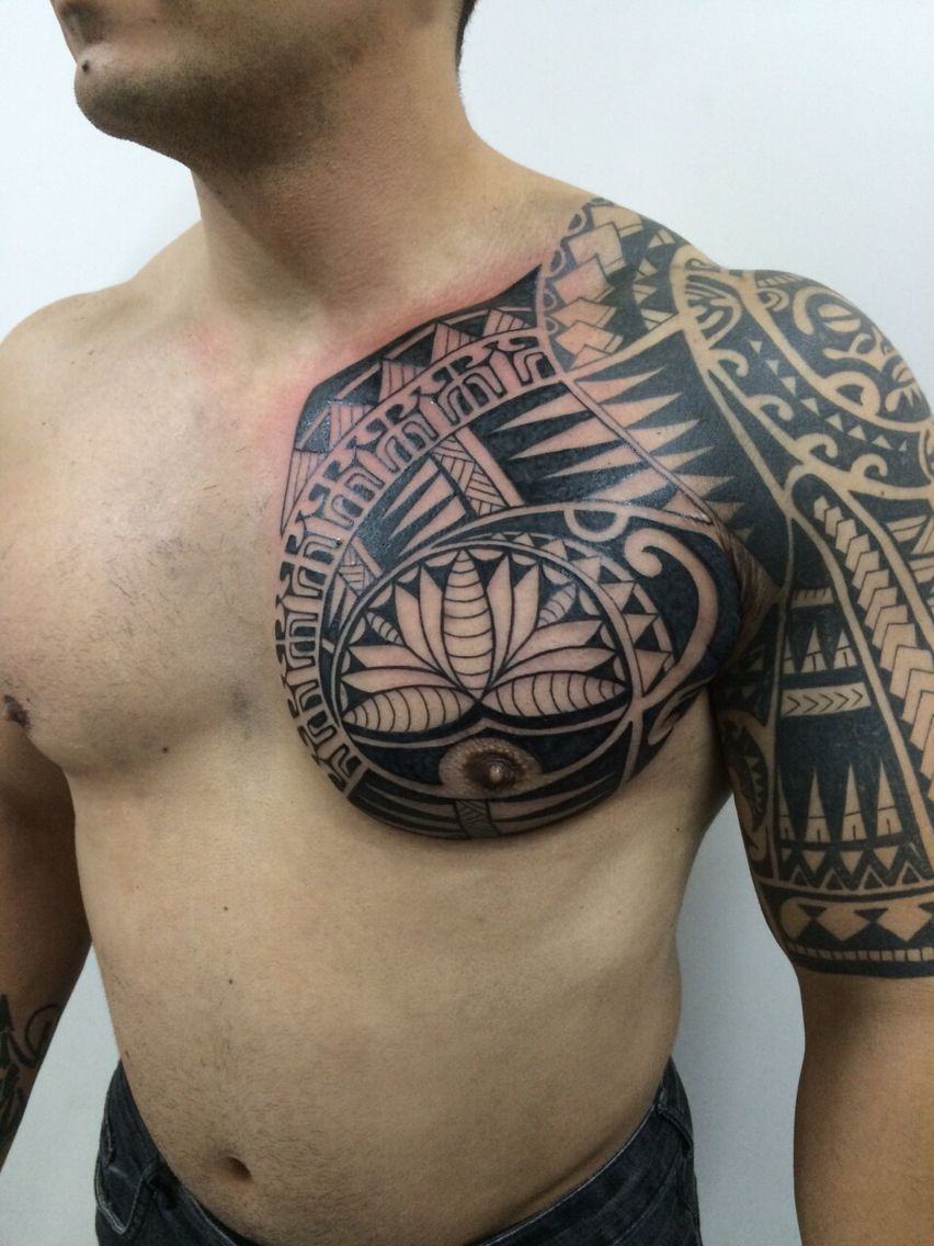 Maori Chest Tattoo My Style Tattoos Chest Tattoo Maori intended for sizing 852 X 1136