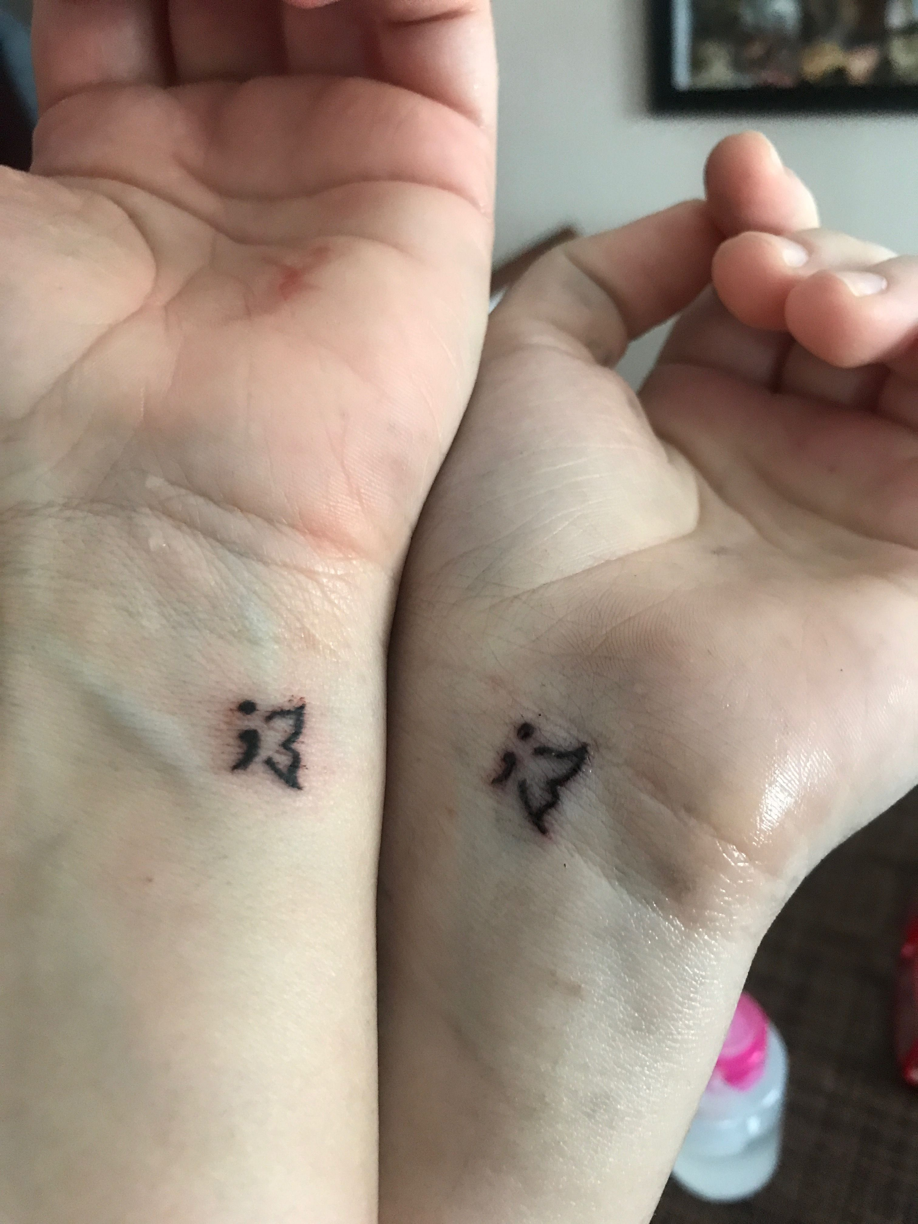Matching Semicolon Butterfly Tattoos Personal Experiences with sizing 3024 X 4032