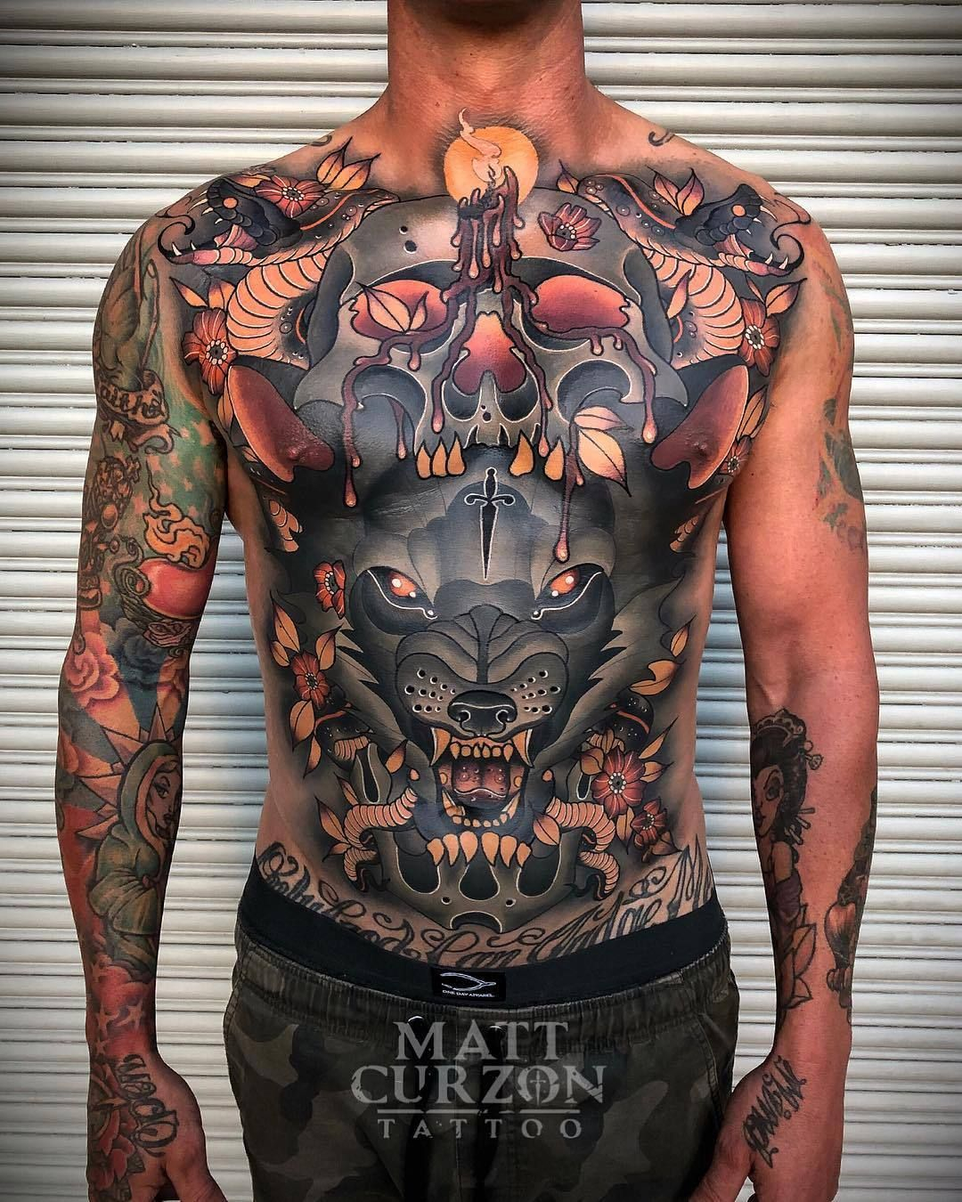 Matt Curzon Tattoos Torso Tattoos Stomach Tattoos Full Chest within sizing 1080 X 1350