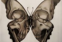 Medusa Illustration Skull Butterfly Tattoo Design Marie Caldwell with regard to sizing 1280 X 1080