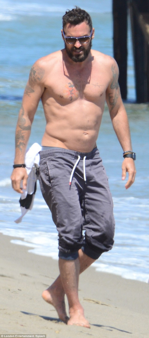 Megan Fox Wears Bikini At The Beach With Husband Brian Austin Green with sizing 634 X 1436