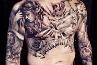 Milano Ink Chest Tattoo Tattoos Tattoo Portfolio Chicano Tattoos within measurements 960 X 960