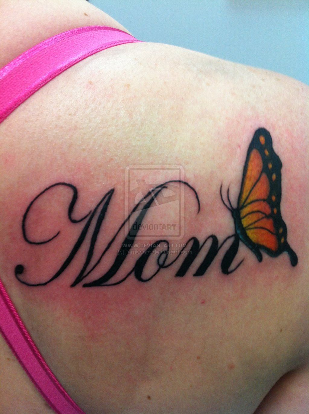 Mom Butterfly Tattoo Jambootsdeviantart On Deviantart regarding sizing 1024 X 1371
