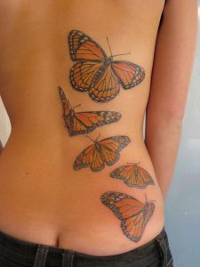 Monarch Butterflies Back Tattoo Tattoo Ideas Butterfly Back regarding dimensions 825 X 1100