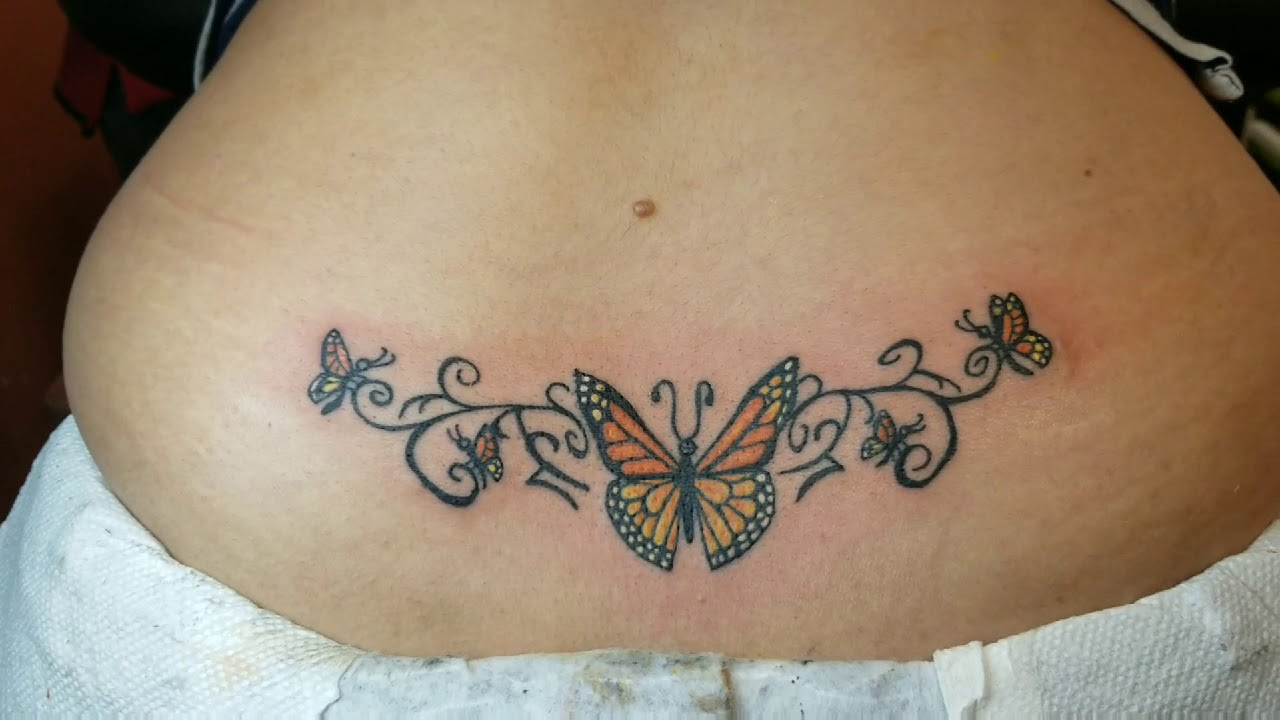 Monarch Butterflies Trampstamp Tattoo Boris Kuryakin May 03 in proportions ...
