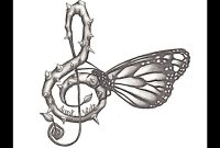 Music Notes Designs Beautiful Butterfly Music Note Tattoos Design within proportions 1400 X 1050