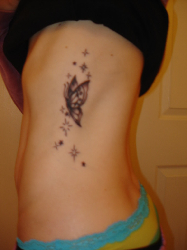 My Butterfly Tattoo Trail Of Stars With Butterfly In The M Flickr intended for size 768 X 1024