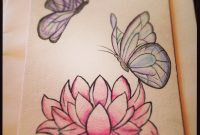 My Lotus Flower And Butterfly Tattoo Design Lotus Flowers Grow for measurements 2448 X 2448