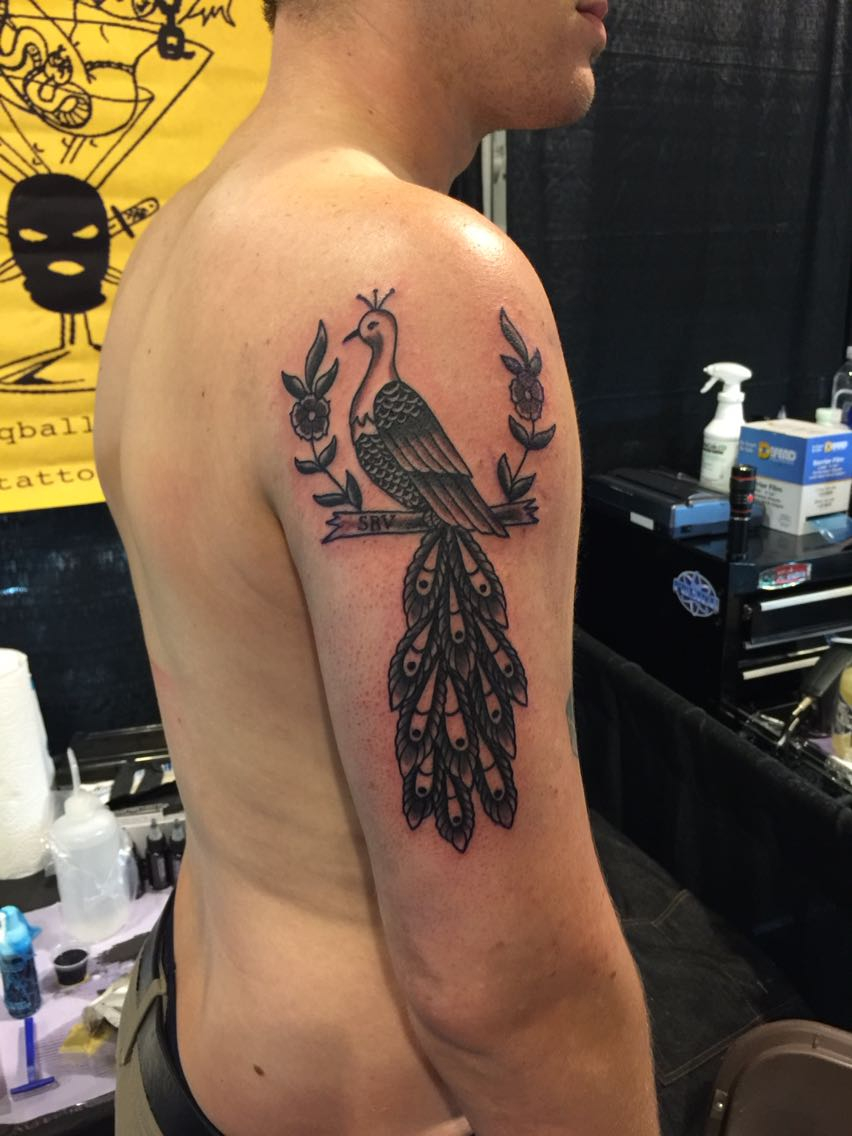 My Srv Tribute Tattoo Quintin Johnson At The Dallas Tattoo inside sizing 852 X 1136