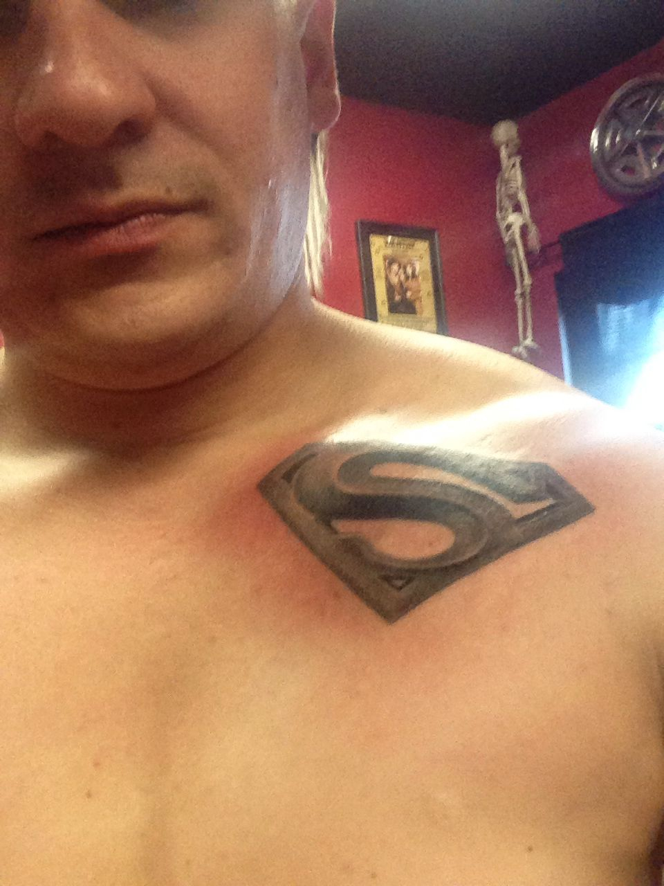 My Superman Tattoo Superman Chest Chriss Tattoos Superman inside sizing 960 X 1280