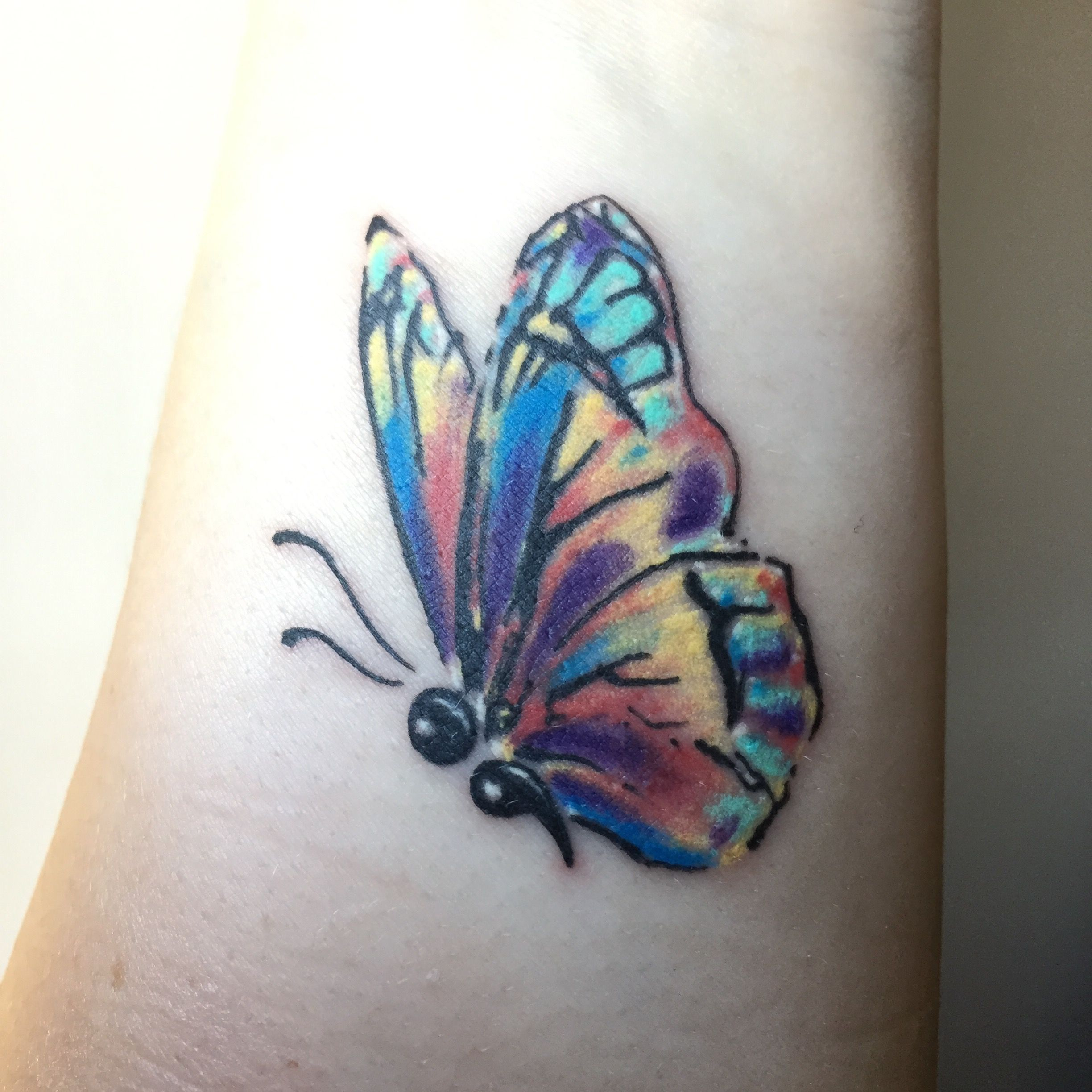 My Tattoo Semi Colon Butterfly Warrior Not Survivor Just When in measurements 2448 X 2447