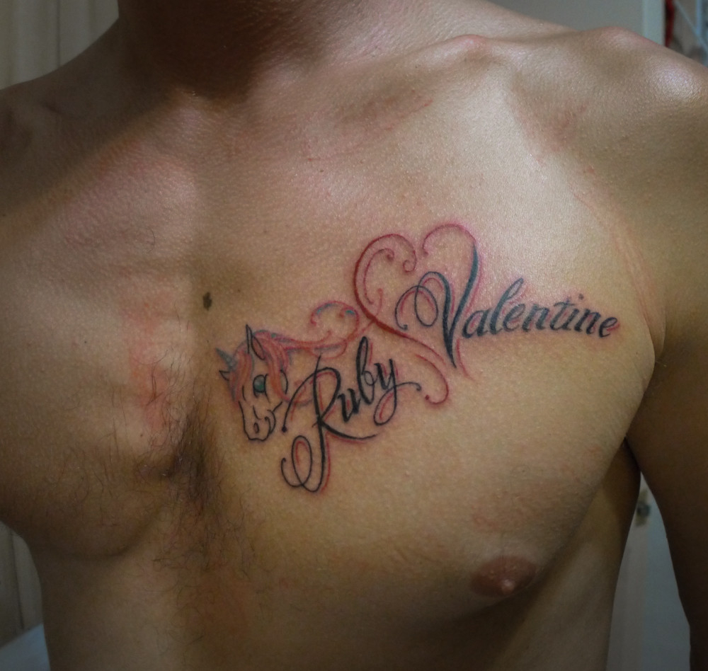 Tattoos Names On Chest Arm Tattoo Sites