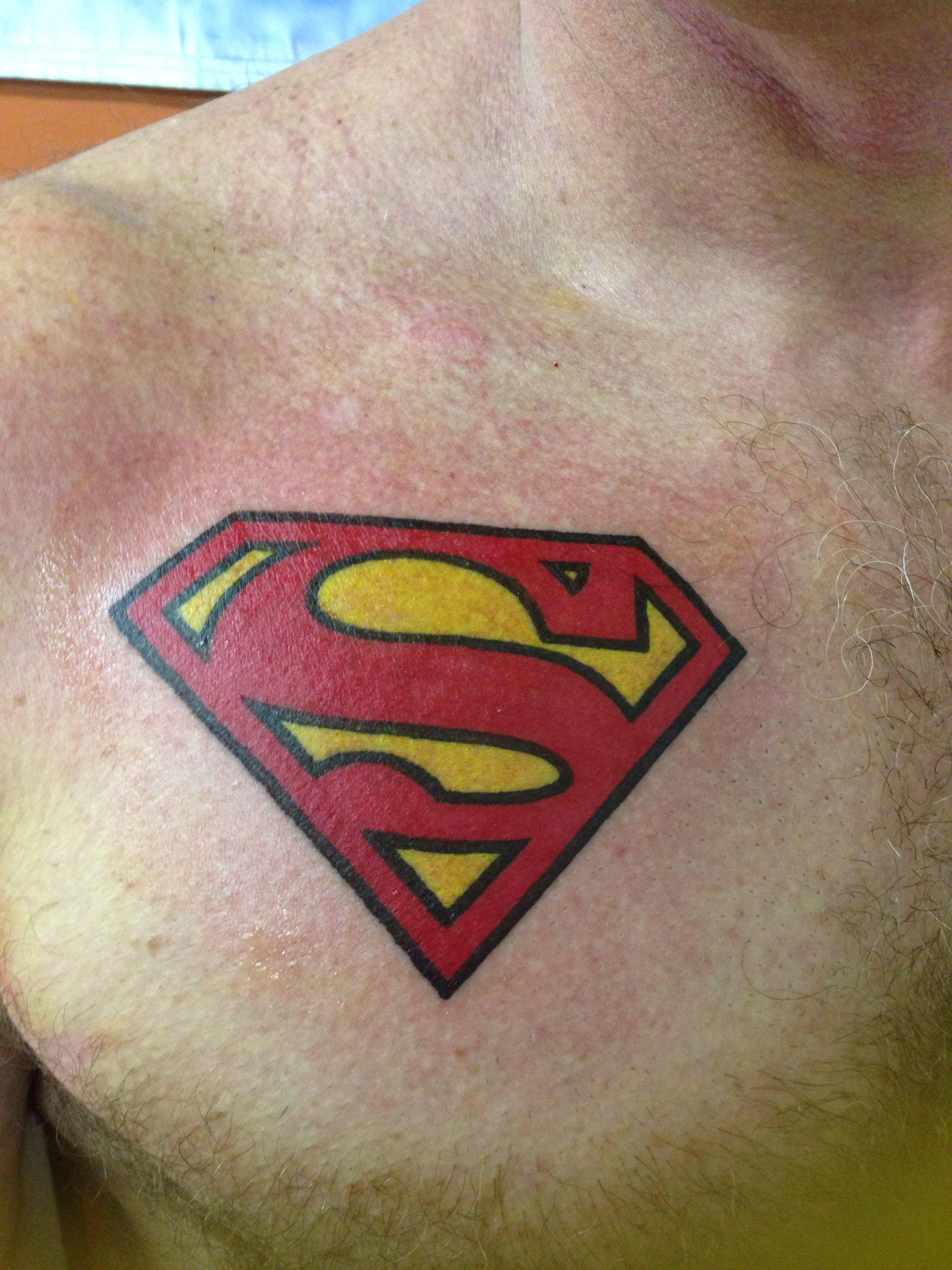 New Superman Tattoo Dusty Miller Tattoo Superman Tattoos with regard to dimensions 2448 X 3264