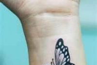 Nice Stars With Butterfly Tattoo On Girl Wrist Tattoos inside dimensions 736 X 1198