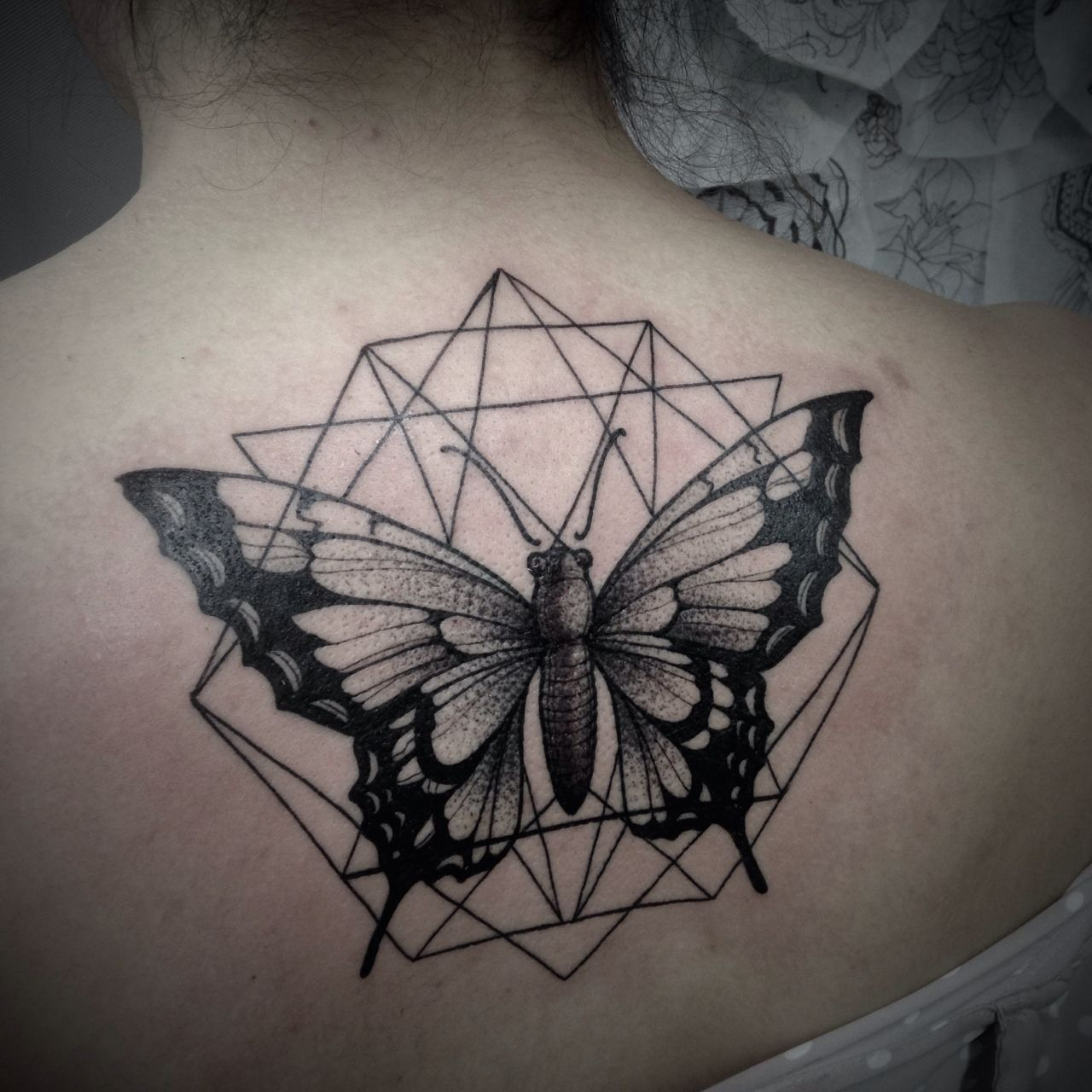Nico Roussin Tattoo Tattoos Butterfly Tattoo Designs Geometric regarding proportions 1280 X 1280