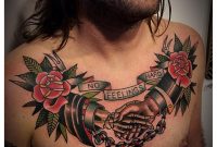 No Hard Feelings On Traditional Chest Tattoo Sollylevine Tattoo pertaining to measurements 1080 X 1080