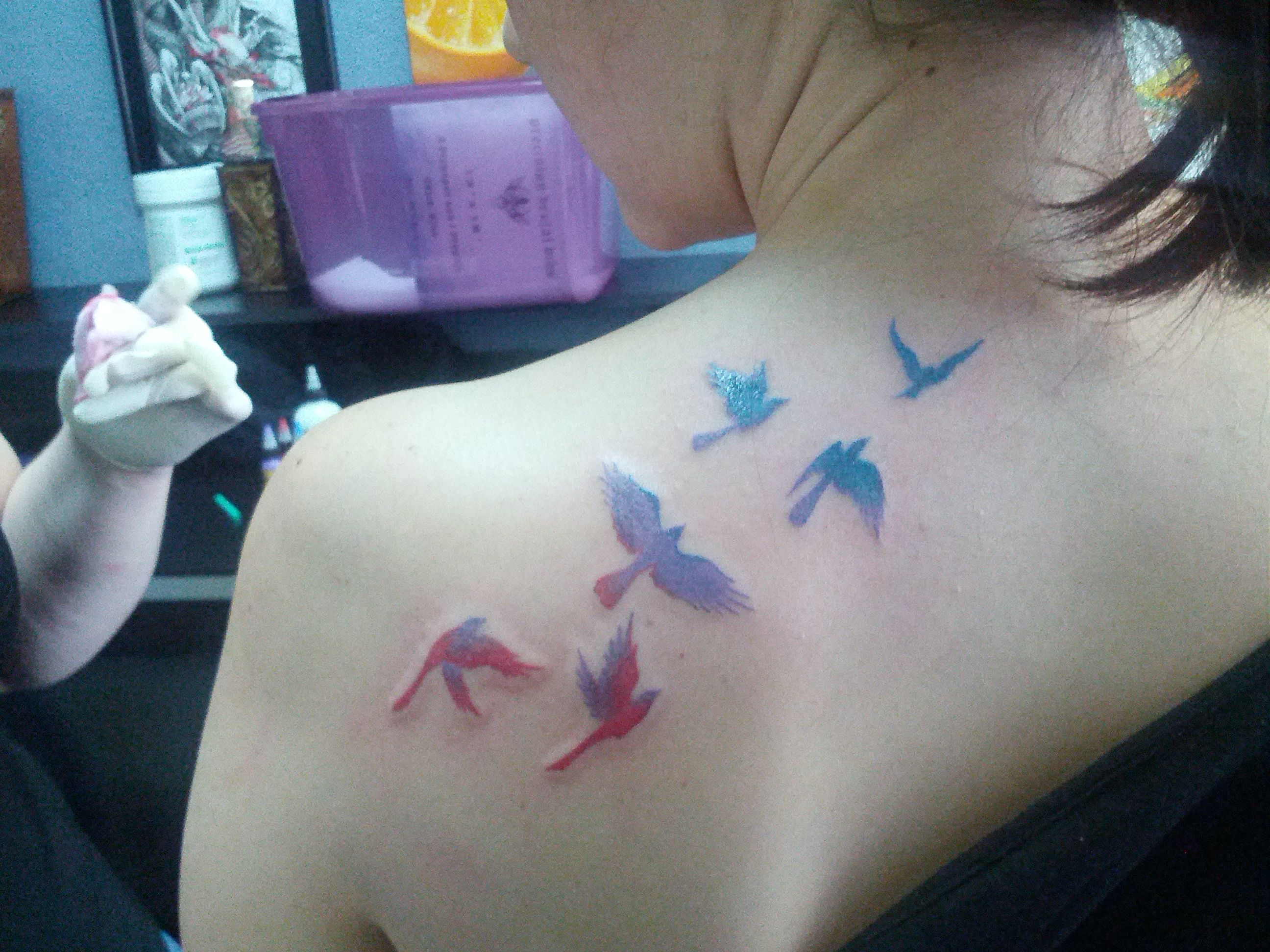 No Outline Just Color Tattoo Love It Tats To Love Tattoos regarding dimensions 2592 X 1944