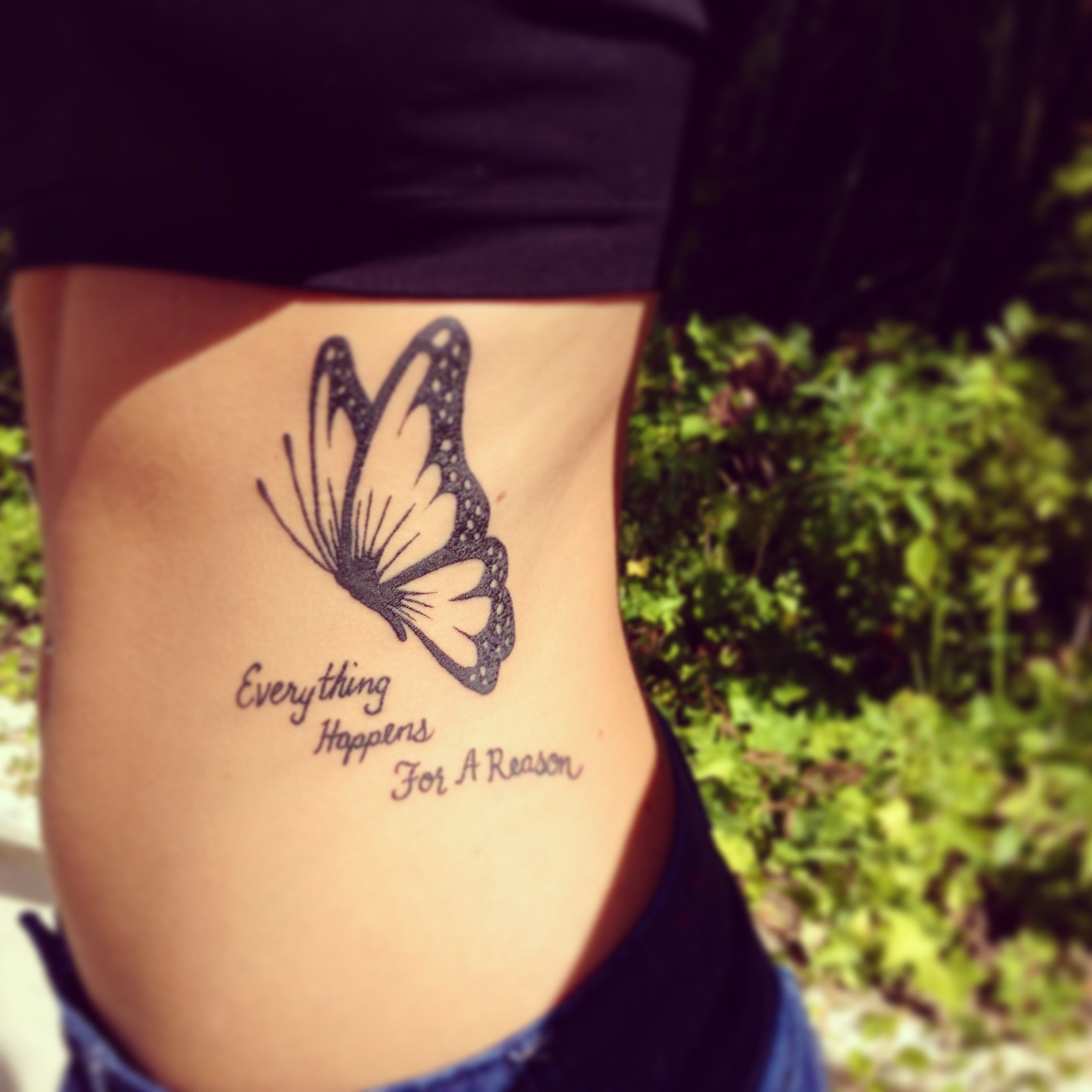 Not A Huge Fan Of Butterfly Tats But I Like This One Saying Is Too inside measurements 2448 X 2448