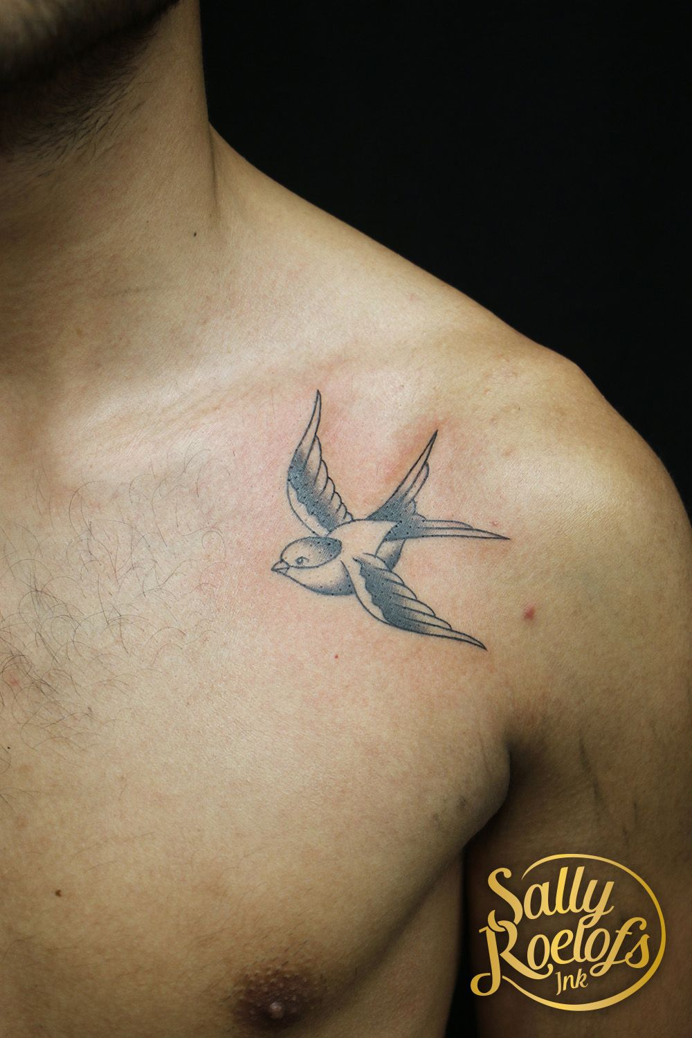 Old School Swallow Chest Tattoo Tattoos And Piercings Swallow inside proportions 1000 X 1500