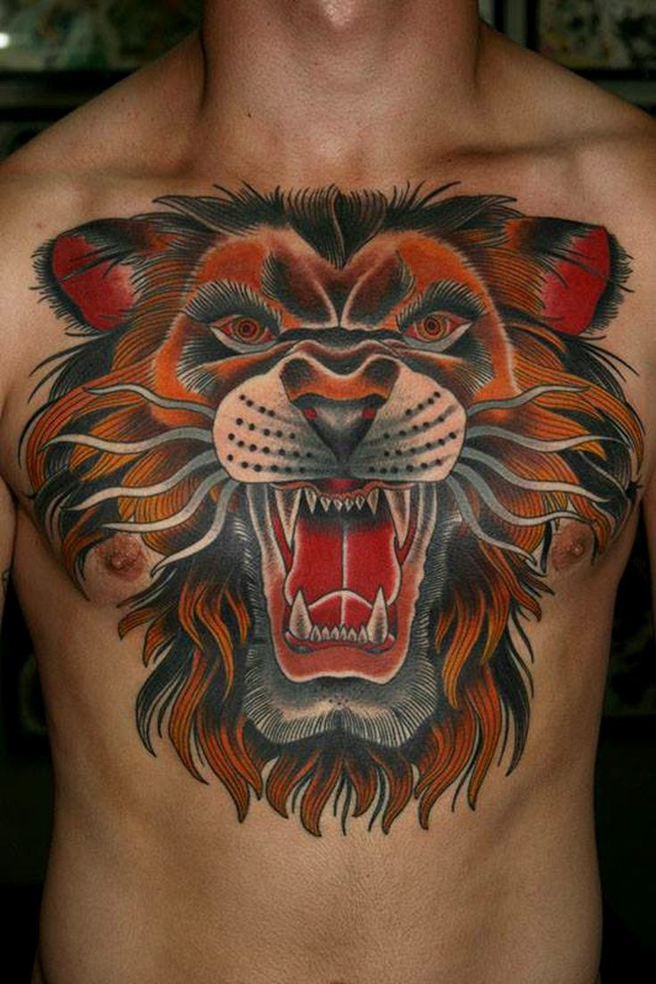 Old School Tattoos Google Search Lion Tattoo Ideas Traditional in measurements 736 X 1104