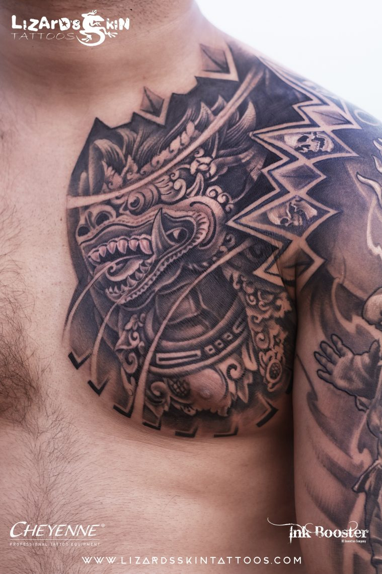 Oriental Chest Tattoo Artist Niloy Das inside sizing 759 X 1139