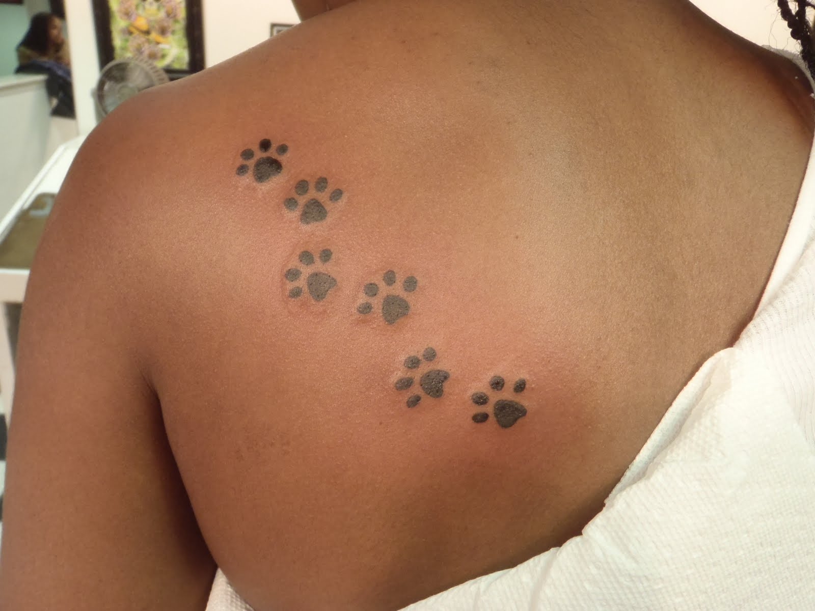 Paw Print Tattoos Designs Ideas And Meaning Tattoos For You inside sizing 1600 X 1200