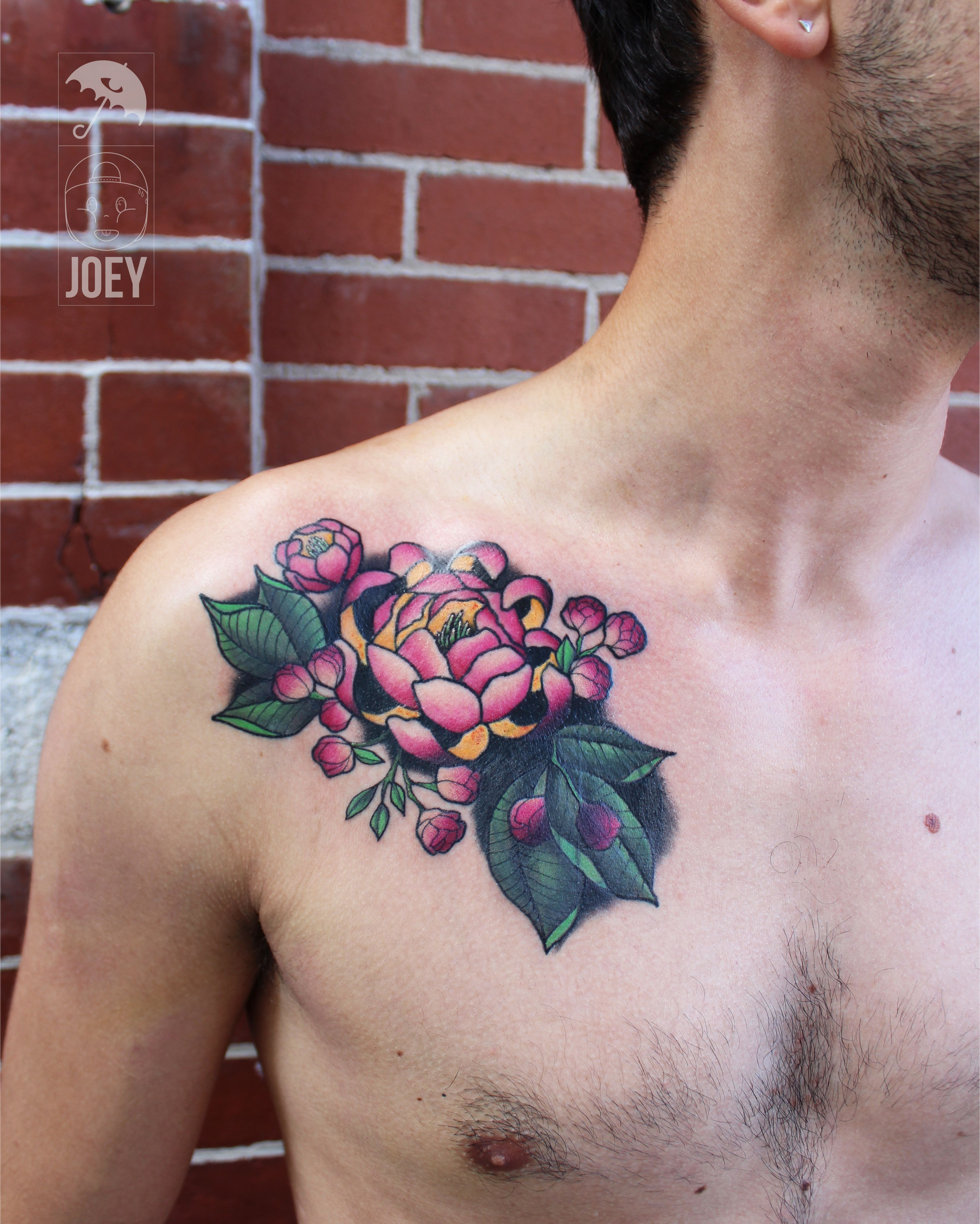 Peony Peony Tattoo Flower Flower Tattoo Floral Floral Tattoo within dimensions 3456 X 4317