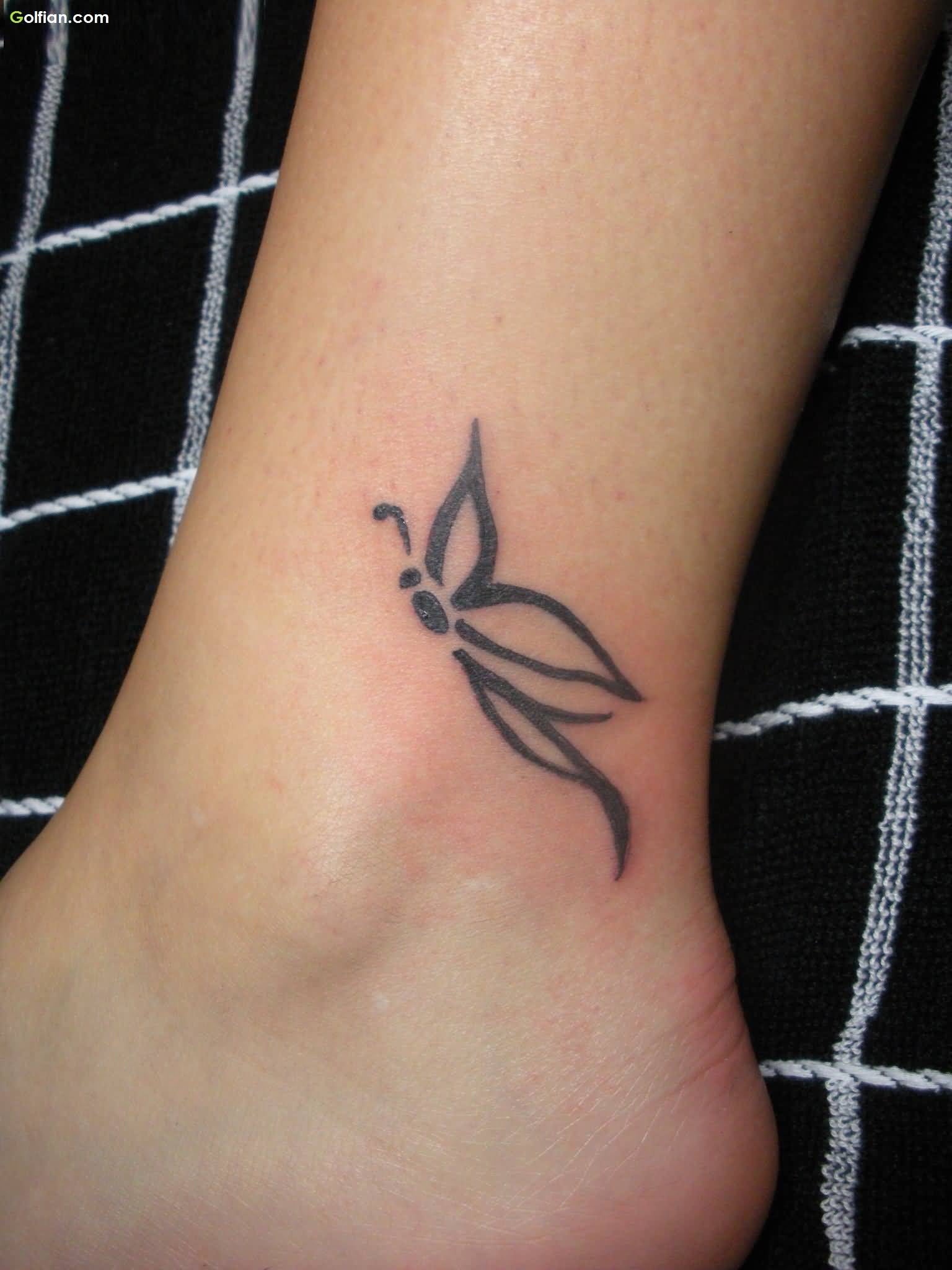 Perfect Butterfly Tattoo On Ankle Golfian inside dimensions 1536 X 2048