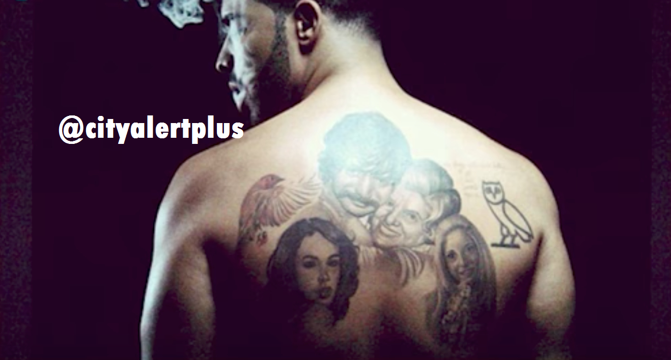 Pictures Drake Go Gaga Draw Lil Wayne Tatto On His Body Capondarun intended for dimensions 1318 X 708