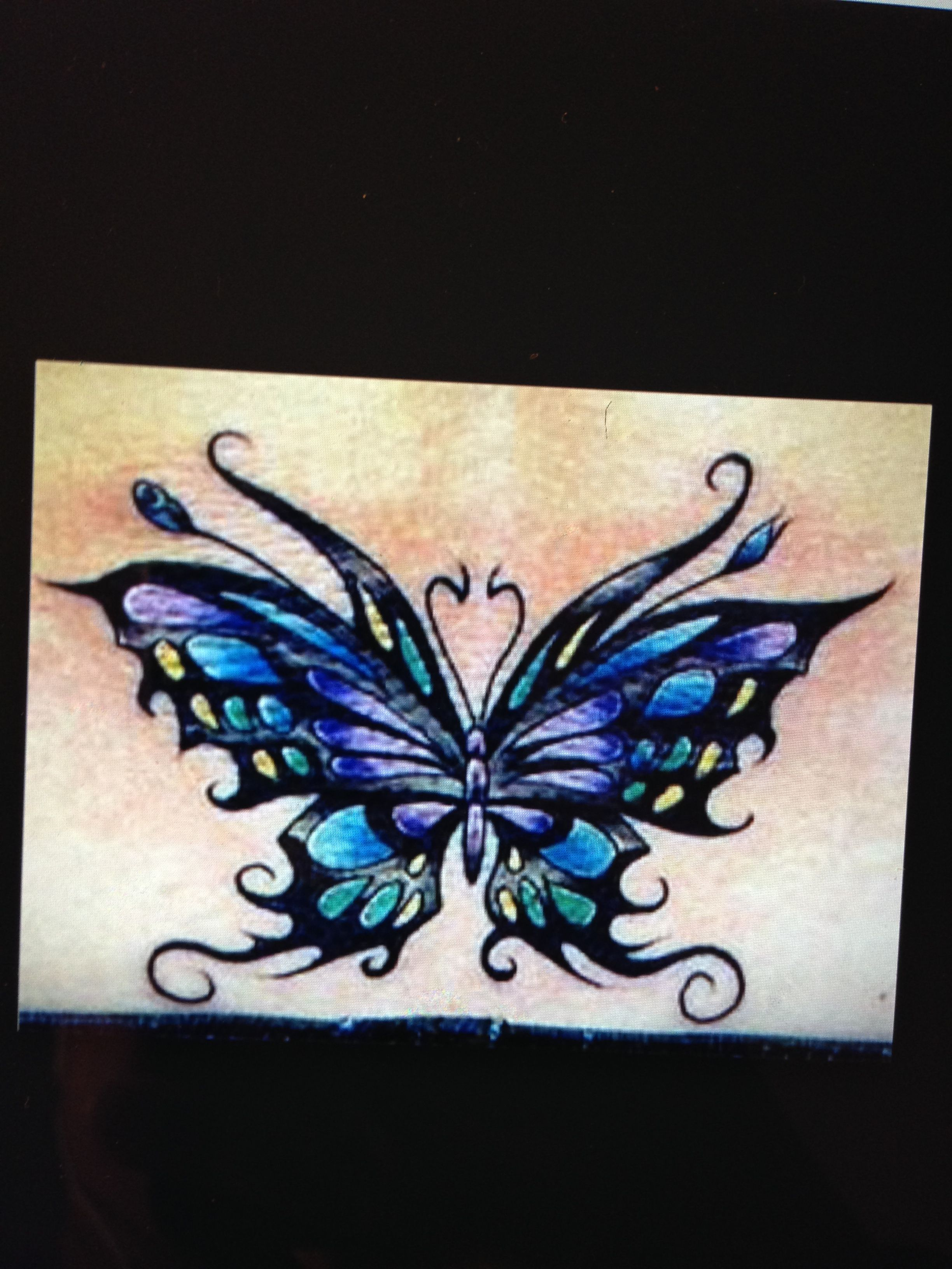 Pin Asia Jenerett On Tattoos Colorful Butterfly Tattoo within sizing 2448 X 3264