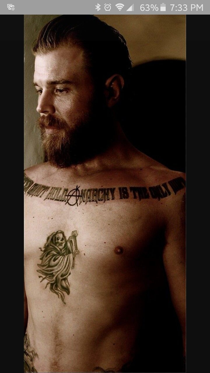 Opie Sons Of Anarchy Chest Tattoo Arm Tattoo Sites