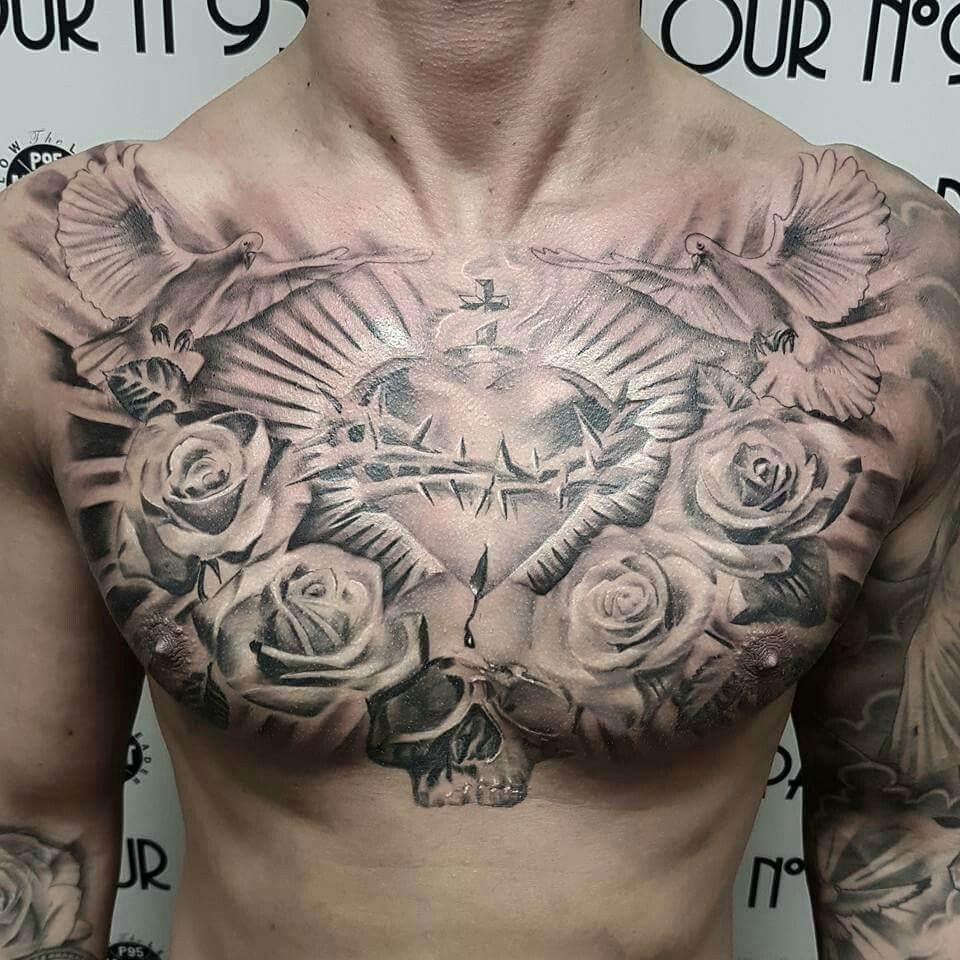 Pin Brian Brandon On Tattoos Chest Tattoo Cool Chest Tattoos for dimensions 960 X 960