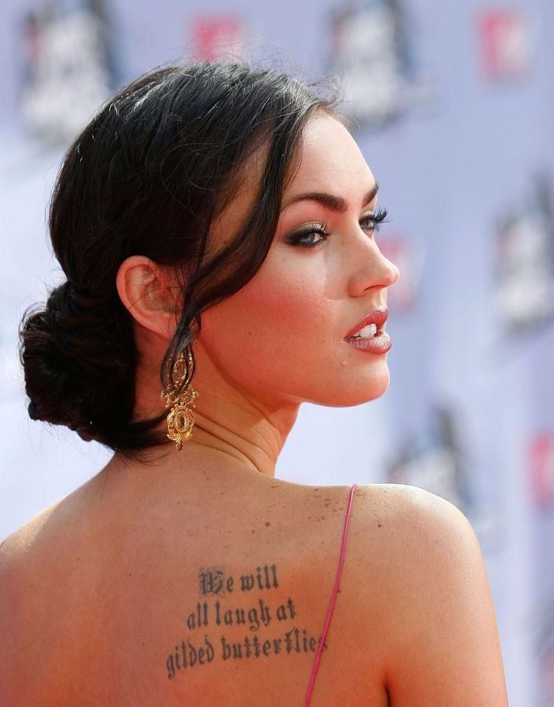 Pin Cynthia Motives On Life Is Good D Megan Fox Tattoo Fox throughout size 800 X 1020