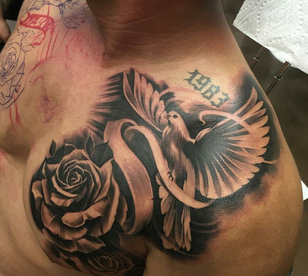 Pin Jesse Salas On Tattoos Chest Tattoo Tattoos For Guys Tattoos throughout dimensions 1071 X 959