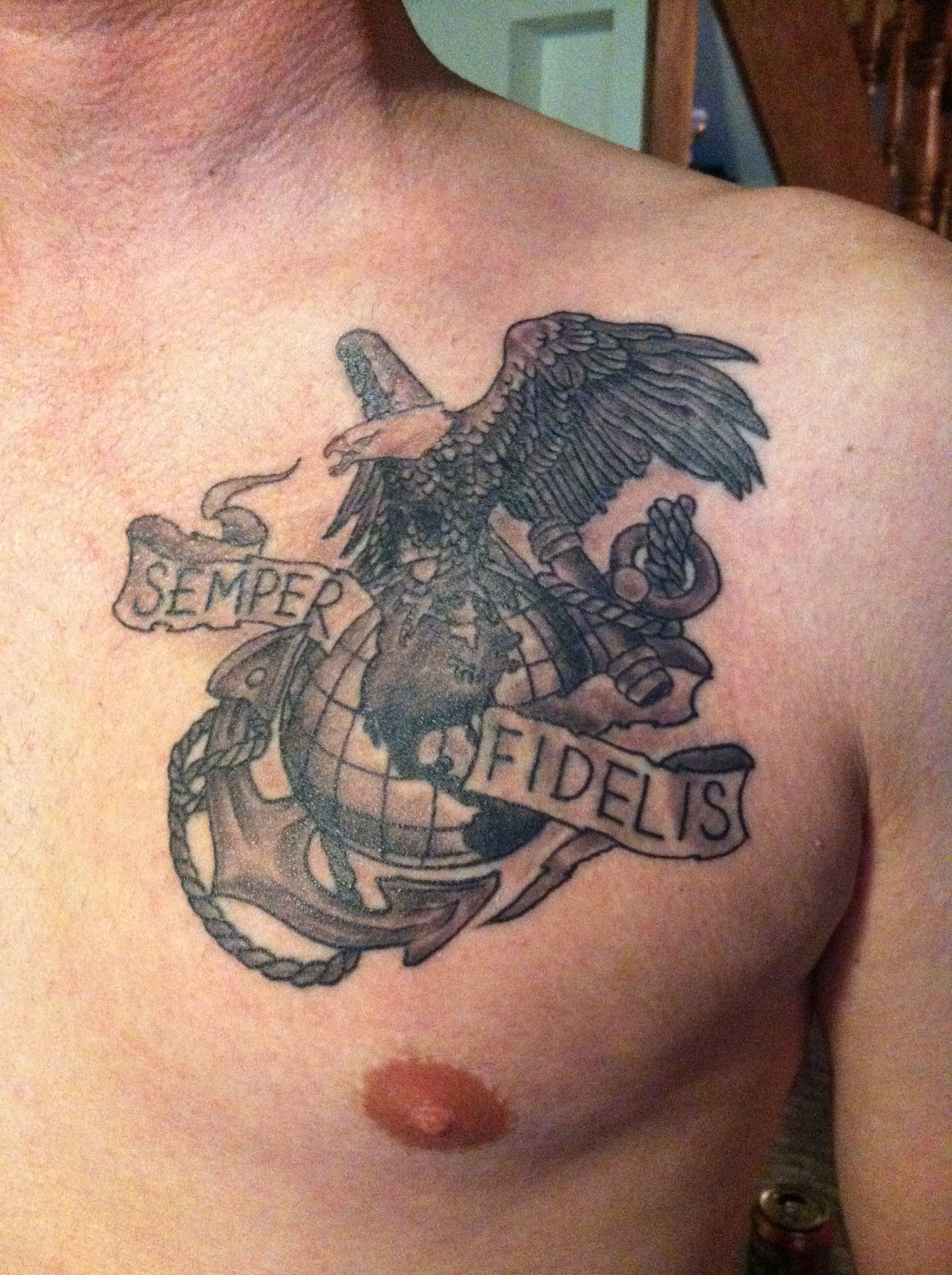 Pin Karen Jones On Tattoo Eagle Tattoos Marine Corps Tattoos pertaining to size 1936 X 2592
