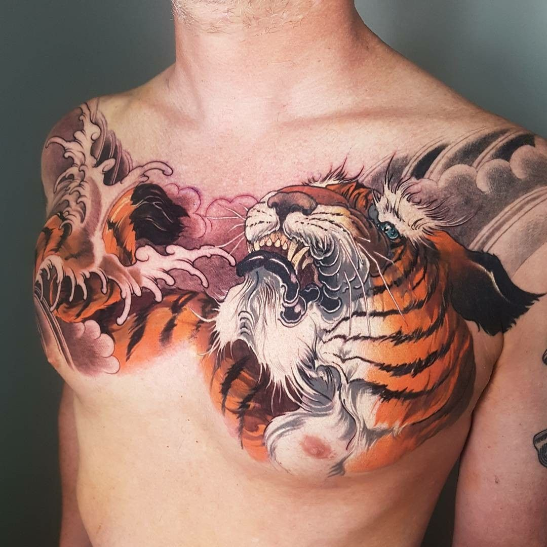 Pin Mark Fagar On Tattoo Japanese Tiger Tattoo Tiger Tattoo with regard to proportions 1080 X 1080