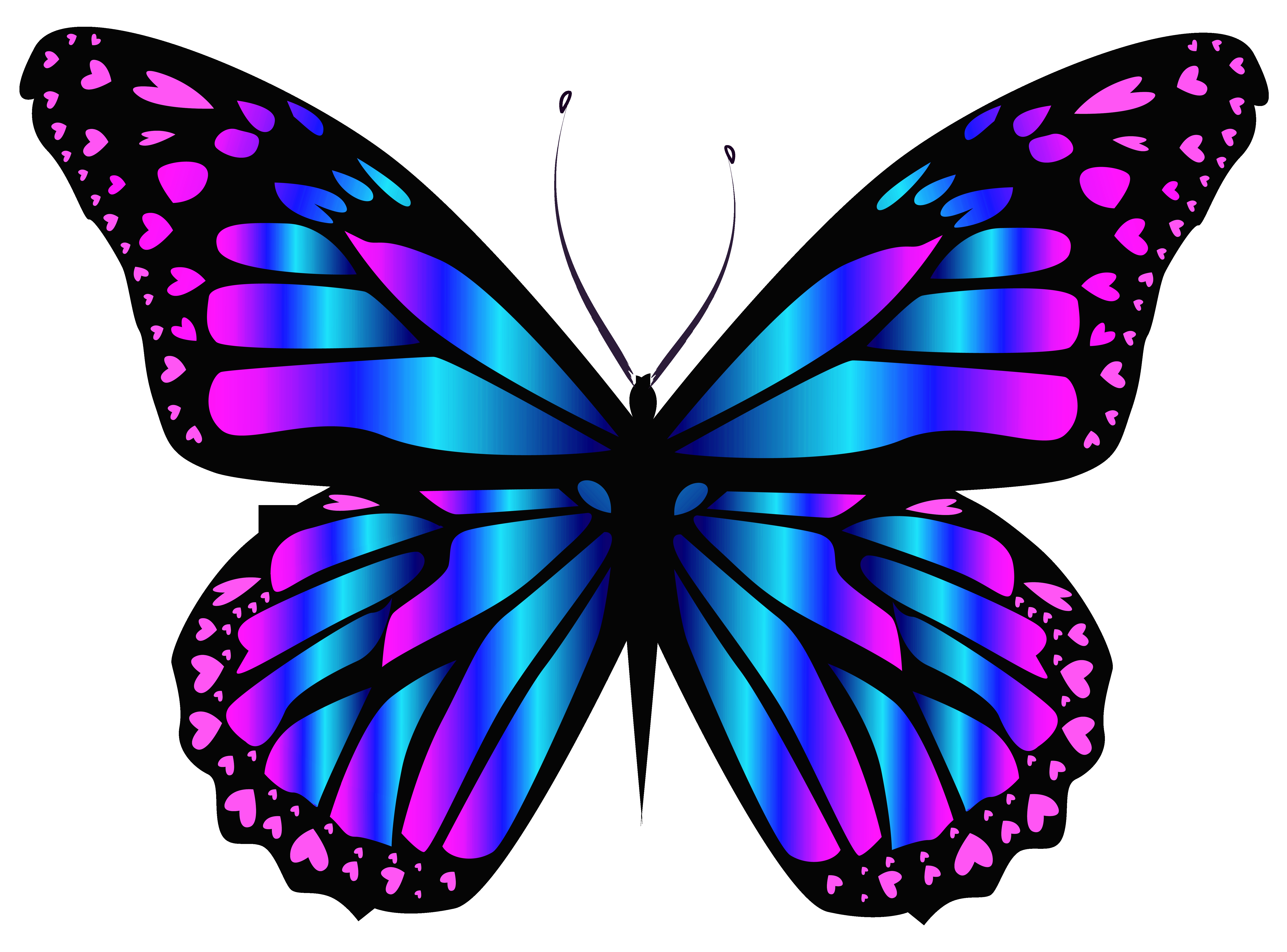 Pin Nita Unadkat On Craft Butterfly Clip Art Purple Butterfly pertaining to measurements 6347 X 4697