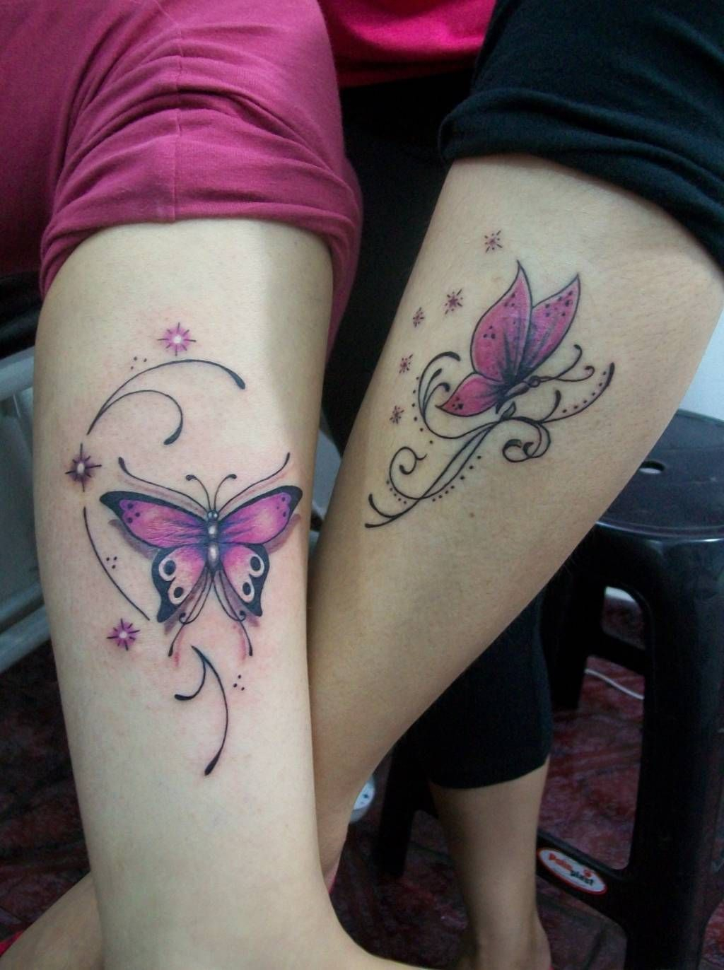 Pink Butterfly Tattoo Design Ideas Tattoo Ideas Trend Purple regarding proportions 1024 X 1372
