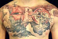 Pirate Ship Chest Tattoo Tattoo Ideas Pirate Tattoo Chest with regard to measurements 1936 X 1295