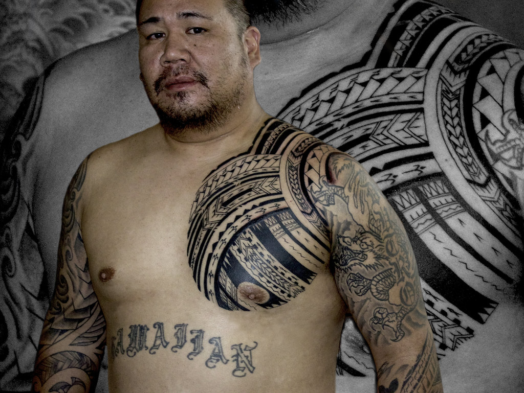 Polynesian Chest Tattoo Polynesian Tattoo Tasi Melah Flickr with regard to dimensions 1024 X 769