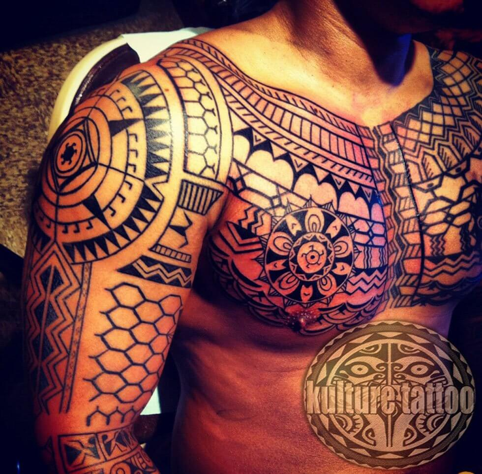 Power 70 Best Tribal Tattoos For Men Improb within sizing 980 X 963