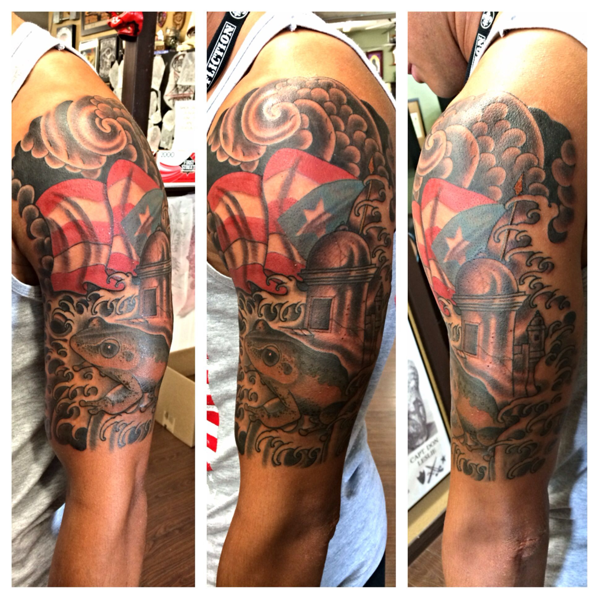 Puerto Rico Half Sleeve Tattoos Taino Tattoos Tattoo with dimensions 1936 X 1936