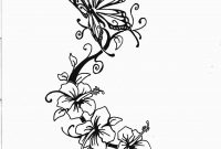 Pyrography Of Butterflys Lily Flowers And Butterfly Tattoo Design with regard to measurements 1251 X 1581