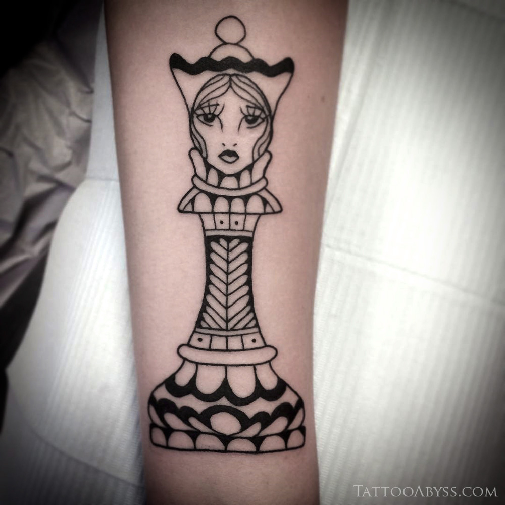 Queen Chess Piece Tattoo Tattoo Ass with regard to dimensions 1000 X 1000