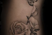 Realistic Butterfly Flower Tattoo Google Search Tattoos Rose intended for measurements 2207 X 3311
