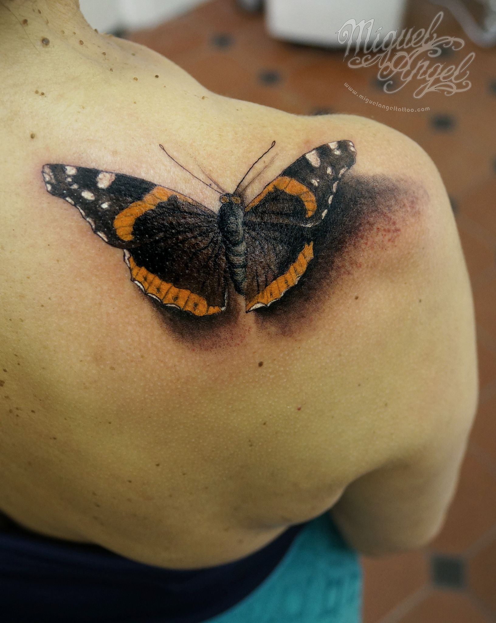 Red Admiral Butterfly Tattoo Tattoo Tattoos Tattoo 2015 Tattoo regarding measurements 1632 X 2048