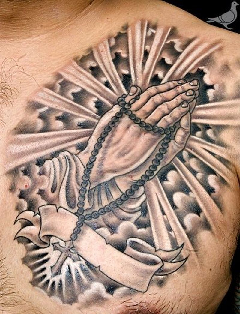 Religious Tattoo On Chest Tattoos Book 65000 Tattoos Designs throughout measurements 800 X 1047