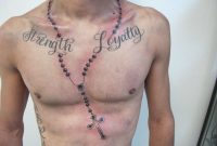 Rosary Chest Tattoo Ink I Like Tattoos Rosary Bead Tattoo throughout dimensions 1600 X 1200