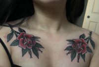 Roses On My Chest Done Gary Royal At Idle Hand Tattoo In San in sizing 3013 X 2438